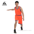 Murang pasadyang naka -print na lalaki Pinakabagong disenyo ng jersey ng basketball